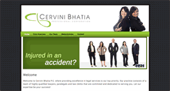 Desktop Screenshot of cervinibhatia.com